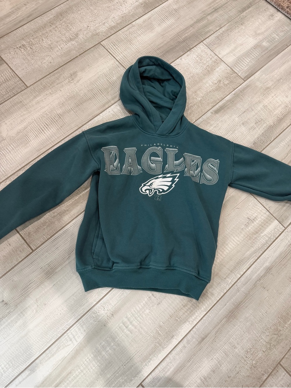NFL Philadelphia Eagles Teal Green Kids Hoodie
